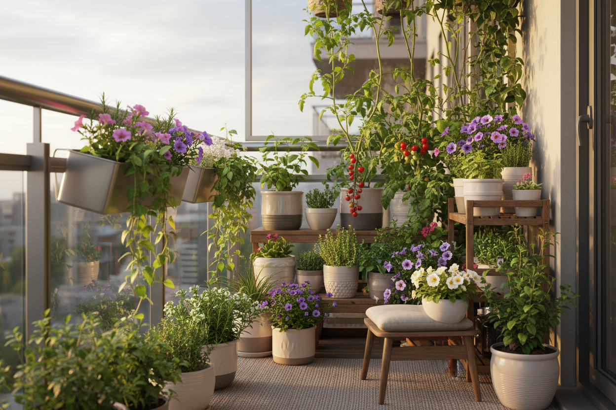 Best Plants for Small Balcony Gardens (That Actually Thrive in Containers)