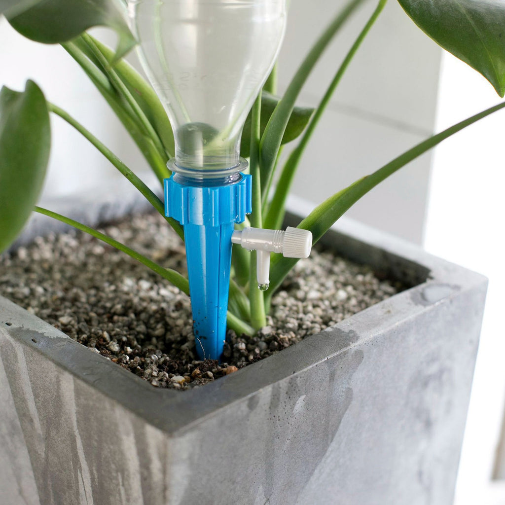 Automatic Plant Watering Spikes with Adjustable Drip Valve (24 & 48-pc Sets)
