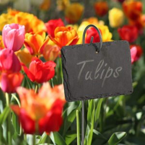 Black Slate Plant Label Sign
