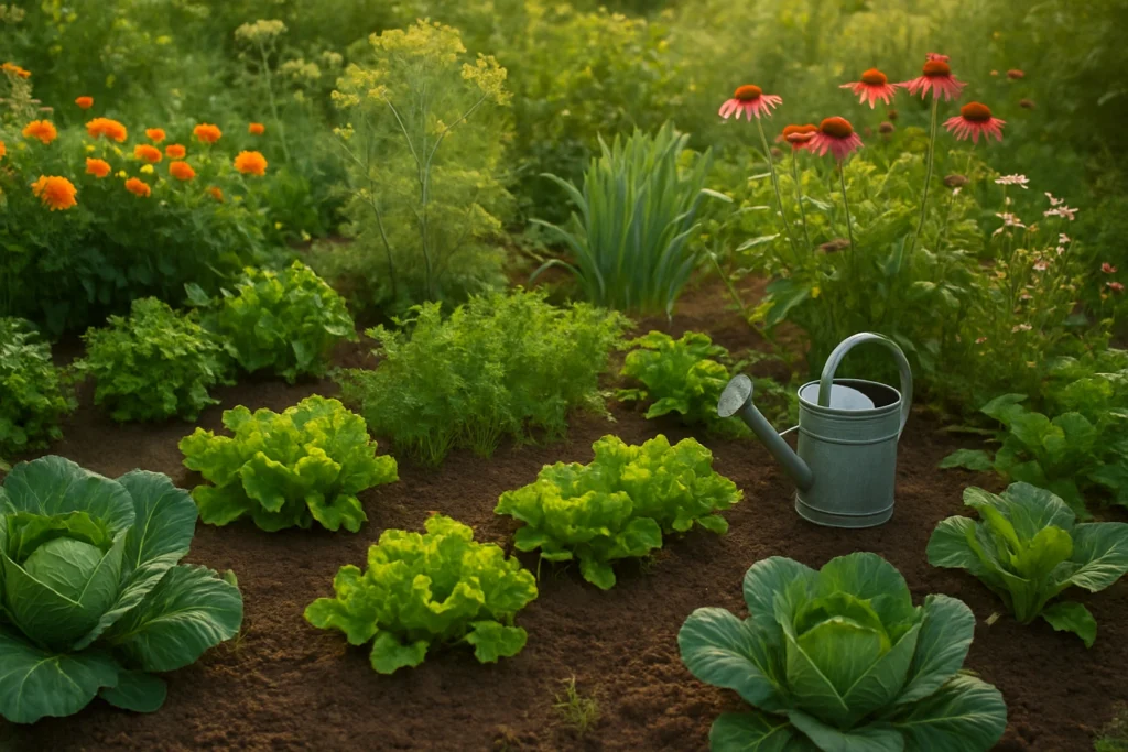 how to start an organic garden